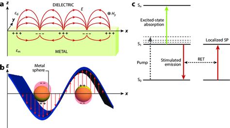 Excitations And Transitions In Surface Plasmon Lasers Schematic Of A Download Scientific