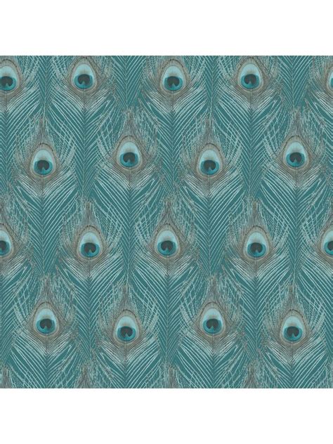 Galerie Peacock Feather Vinyl Wallpaper Vinyl Wallpaper Peacock