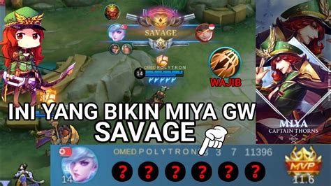 Ini Build Rahasia Miya Agar Bisa Savage Mobile Legends Bang Bang