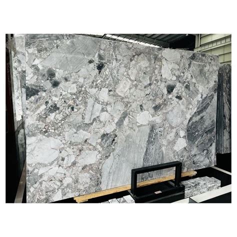 China Customized 2024 New Marble Panda Grey Marble Slab Suppliers