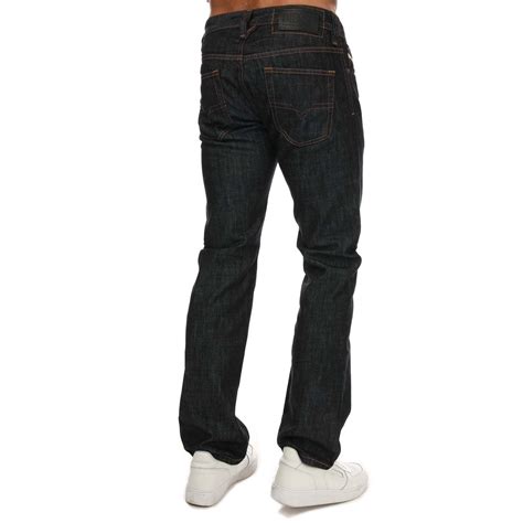 Mens Diesel Larkee X Straight Jeans In Black