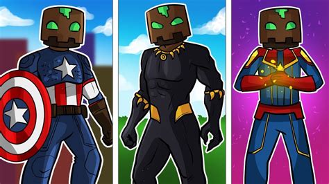 Minecraft Pero Somos Superheroes Muy Poderosos ⚡😱 Minecraft Es Aleatorio Youtube