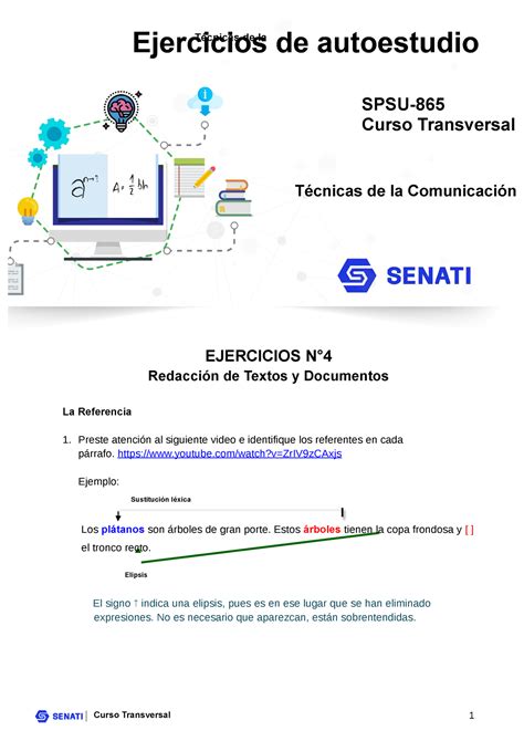 SPSU 865 Ejercicio T004 Curso Transversal 1 SPSU Curso Transversal