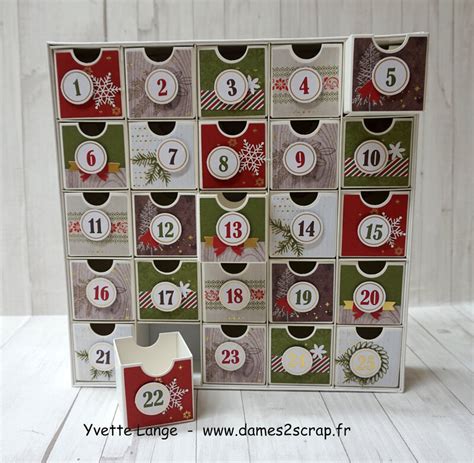 Tuto Calendrier De L Avent Stampin Up Yvette Dames Scrap