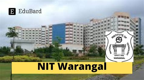 Nit Warangal Advertisement For Recruitment Apply By 29th February 2024