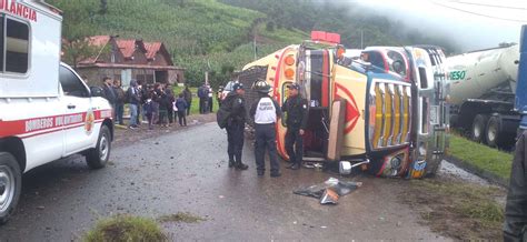 Bus Extraurbano Se Accidenta En Ruta Interamericana La Red Fm