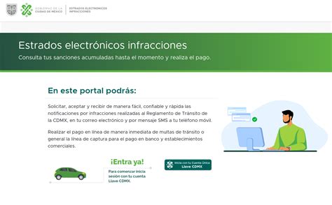 Estrados electrónicos infracciones - Inicio