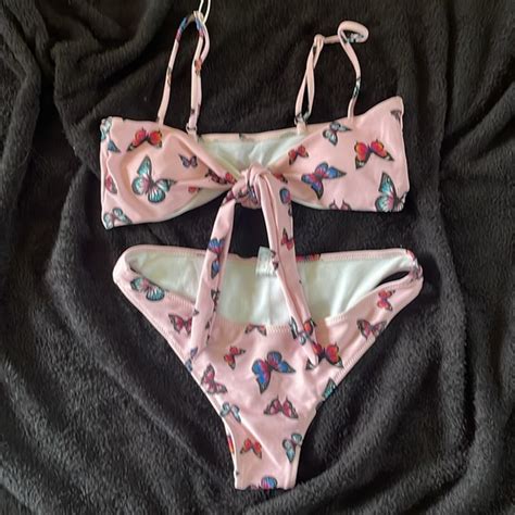 White Fox Boutique Swim Butterfly Bikini Poshmark