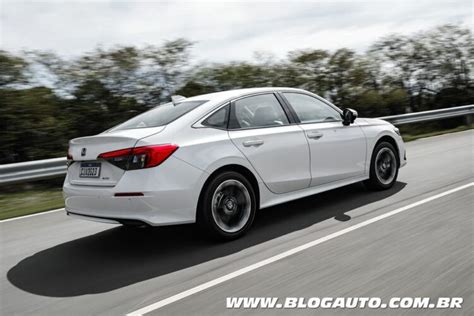 Honda Civic Híbrido 2023 muito melhor e caro BlogAuto