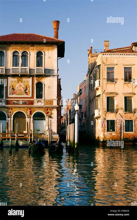 Venetian Palaces, Venice, Italy Stock Photo - Alamy