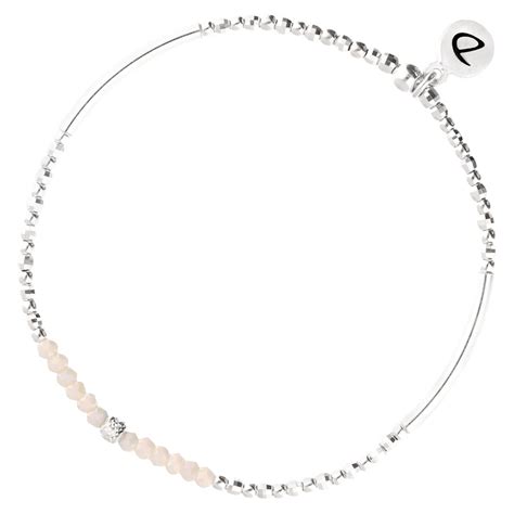 Bracelet Élastique Silver Flirting Crème DORIANE BIJOUX