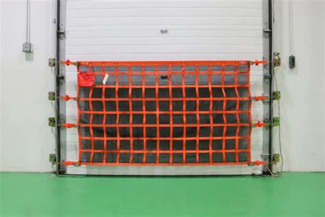 48 Tall Loading Dock Safety Net With Debris Liner Shop Safety Nets