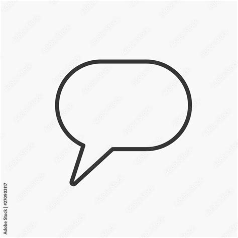 Speech bubble icon. New trendy style speech bubble for your web, comic ...