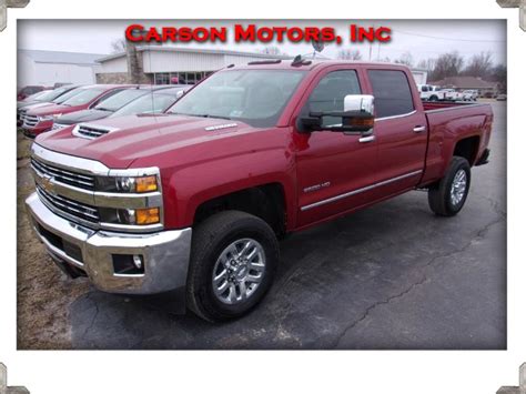 Used 2018 Chevrolet Silverado 2500hd Ltz Crew Cab 4wd For Sale In Carthage Il 62321 Carson