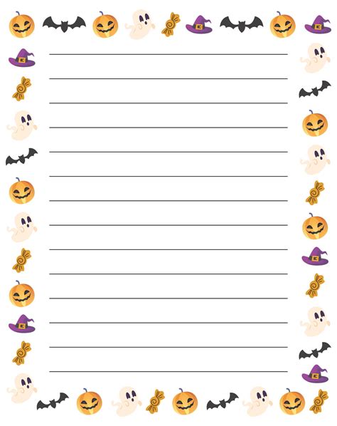 Free Printable Halloween Invitation Borders