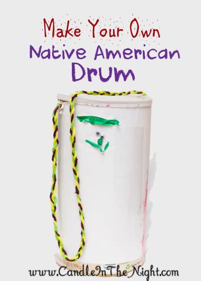 Musical Crafts For Kids How To Make A Native American Drum