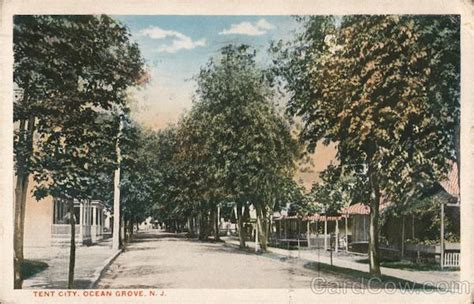 Tent City Ocean Grove, NJ Postcard