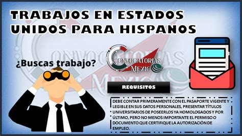 Trabajos En Estados Unidos Para Hispanos Mayo