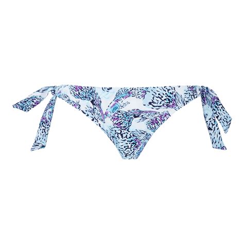 Vilebrequin Side Tie Bikini Bottom Isadora Fish Swimming Trunk Flamme