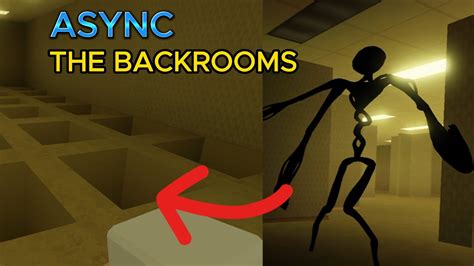 The Backrooms In Roblox Async The Backrooms Youtube