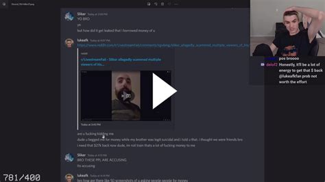 Lukeafk Confronted Sliker After The Scam Got Exposed Sliker Gaslights Him In Dms Rlivestreamfail