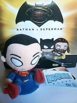 FUNKO Mopeez BATMAN V SUPERMAN SUPERMAN Plush SOFT STOCKING STUFFER