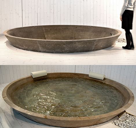 Oversized Bathtubs - stone large bathtubs by Vaselli