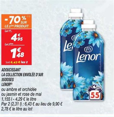 Promo Adoucissant La Collection Envol E D Air Doses Lenor Chez Netto