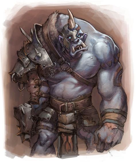 Ogre Concept World Of Warcraft Warlords Of Draenor Ogre Warcraft