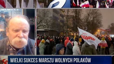 Wielki Sukces Marszu Wolnych Polak W Borowski Ludzie Widz E