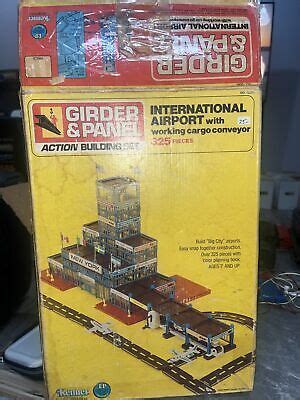 Vintage S Kenner Girder Panel International Airport Building Set