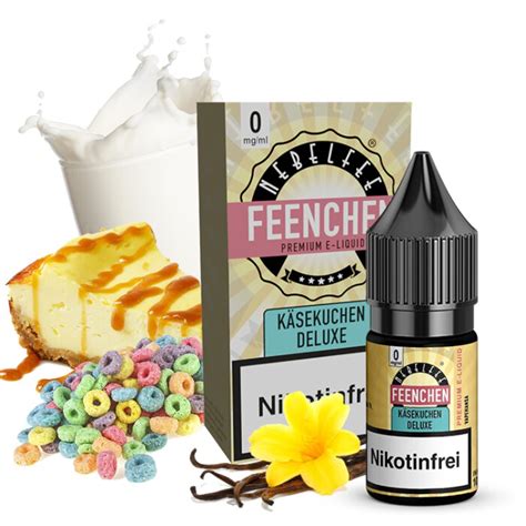 Nebelfee Käsekuchen Deluxe Feenchen Liquid 10 ml 0 mg mit Banderole