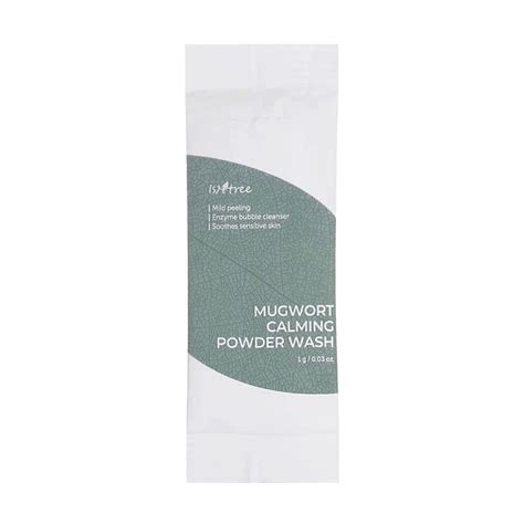 Isntree Mugwort Calming Powder Wash 1g 25ea на ТОП цена BareCare