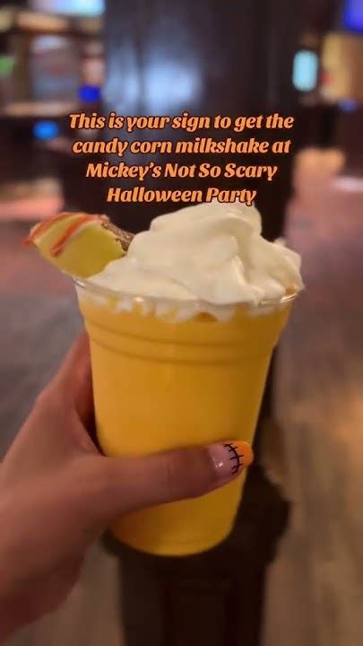 This Is Your Sign To Try The Candy Corn Milkshake From Mickeys Not So