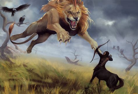 Лев фэнтези арт - фото и картинки abrakadabra.fun