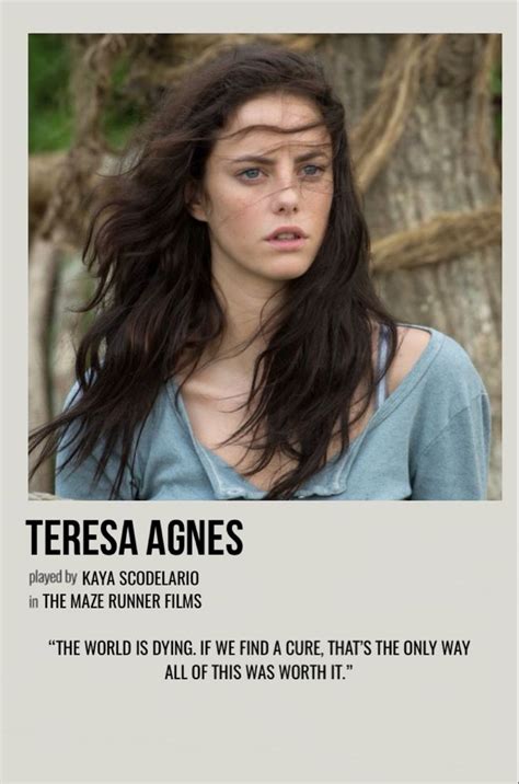 Teresa Agnes Polaroid Character Poster