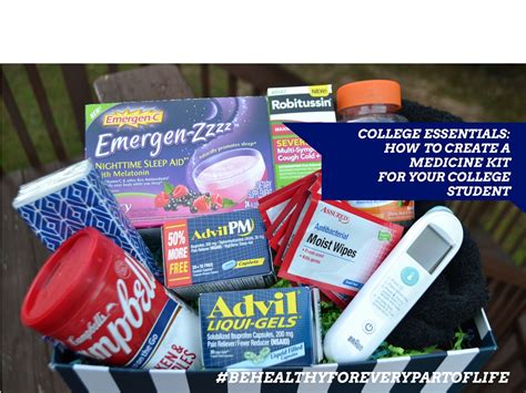 College Essentials How To Create A Medicine Kit For Your College