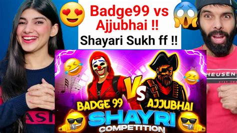 Badge99 Vs Ajjubhai94 Shayri Who Is Best Garena Free Fire