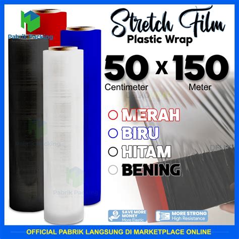 Jual Plastik Wrap Stretch Film Warna Wrap Wrapping Barang Murah