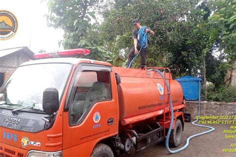 Bpbd Sleman Distribusikan Air Bersih Dampak Penutupan Selokan Mataram