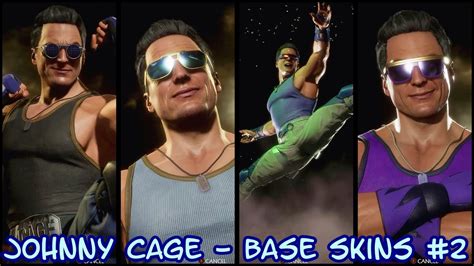 Johnny Cage Intros Victories Base Skins Mortal Kombat