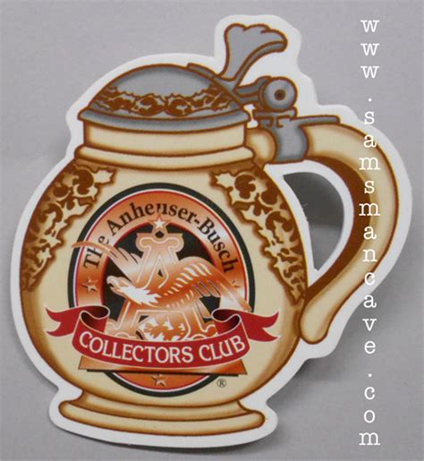 Budweiser Anheuser-Busch Collectors Club Stein Pin