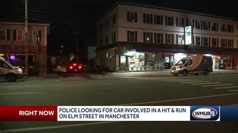 Officials Driver Flees After Striking Side Of Manchester Building