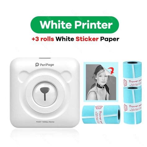 Peripage Mini Imprimante Photo Sans Fil Portable A Bluetooth