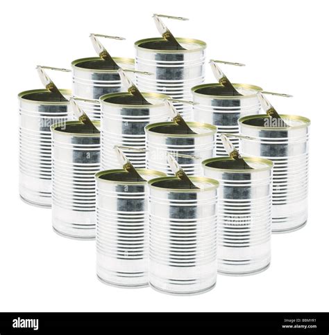 Ring Pull Tin Cans Stock Photo Alamy