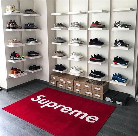 Hypebeast Wall⚪️ Shoe Room Shoe Wall Shoe Closet Sneaker Storage