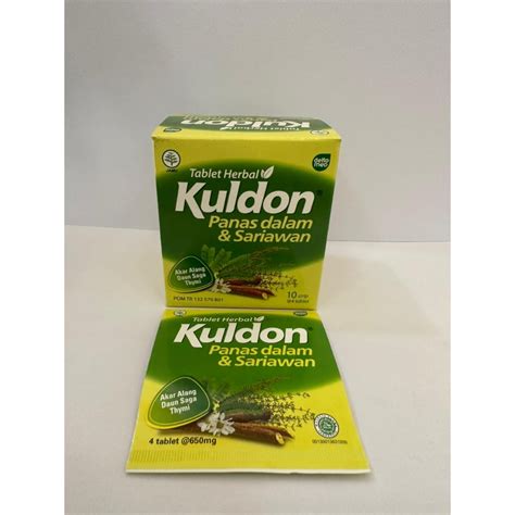 Jual Kuldon Tablet Strip Isi 4 Tablet Mengatasi Panas Dalam Dan