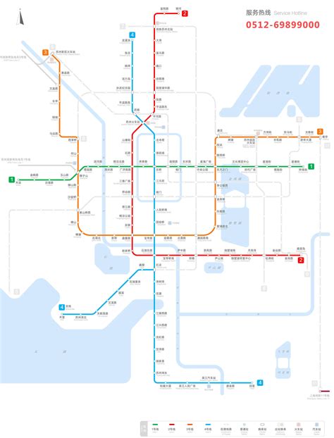 Suzhou Metro Map, Subway, Rail Transit Map, 2020