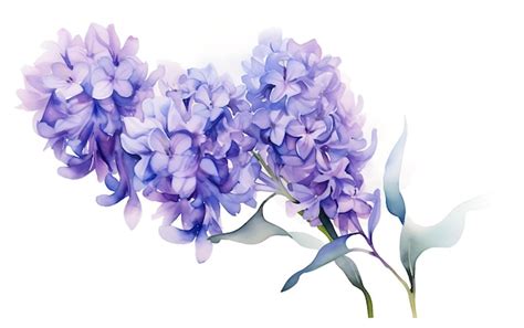 Premium AI Image | hyacinth Flower Illustration with Vibrant Color ...