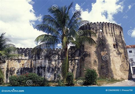 Zanzibar Stone Town Old Fort Stock Photo Image Of Ngome Africa